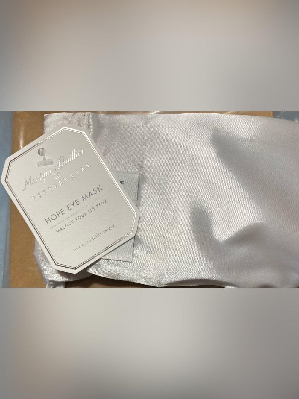 Monique Lhuillier Hope Eye Mask, Snow White - Picture 5 of 5